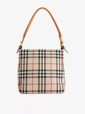 Vintage Check Pattern Square Adjustable Shoulder Pre-Loved Bag